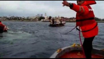 Teknede mahsur kalanlar böyle kurtarıldı