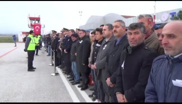 Şehidin cenazesi Tokat'a getirildi