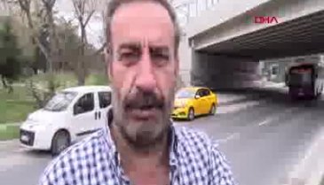 TIR ve otobüs üst geçide sıkıştı! -2