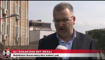 Ali Özkan'dan net mesaj.&nbsp;Rakibin Karacabey'den haberi yok (ÖZEL HABER)