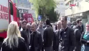 Hastane bahçesinde yangın!