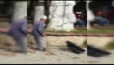 Bursa'daki şaka yaşlı adamın yüreğini ağzına getirdi