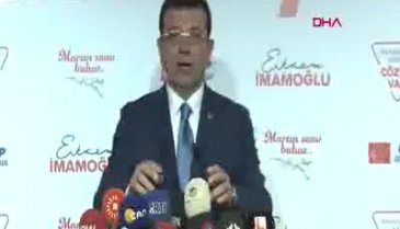 İmamoğlu: "Hak yemedim yemem ama hakkımı da yedirtmem!"