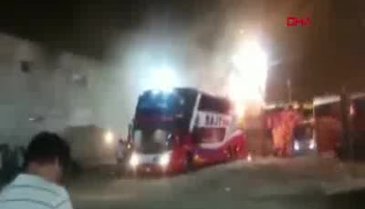 Peru'da otobüs yandı: 20 ölü, 7 yaralı