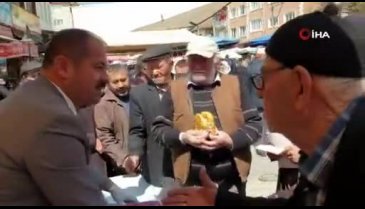 Cumhur ittifakı Bursa'da lokma dağıttı