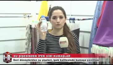 Bursa'da plastik şişeden üretiliyor, ipekle aynı kalitede (ÖZEL HABER)