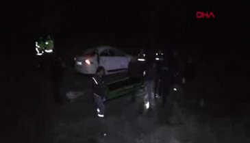 Otomobil şarampole devrildi: Ölü ve yaralılar var