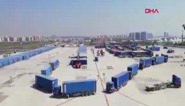 Tarihi taşınmada aprondaki son yoğunluk görüntülendi