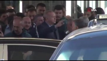Cumhurbaşkanı Erdoğan, Eyüpsultan Belediyesini ziyaret etti
