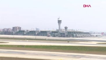 Atatürk Havalimanı apronu boş kaldı