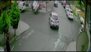 Faciadan dönüldü, sürücü şok geçirdi