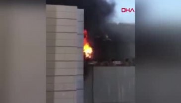 Rezidansta yangın! 1 ölü 2 yaralı