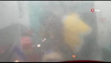 Bursa'da sağanak yağış zincirleme kaza getirdi!