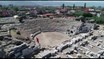 Bursa'da Roma Tiyatrosu'nda büyük keşif
