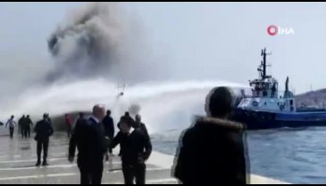 Gezi teknesinde yangın çıktı!