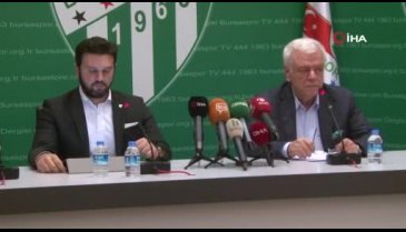 Bursaspor'da Ali Ay eleştirilere cevap verdi