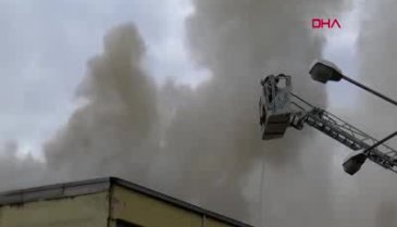 Sanayi sitesinde korkutan yangın!