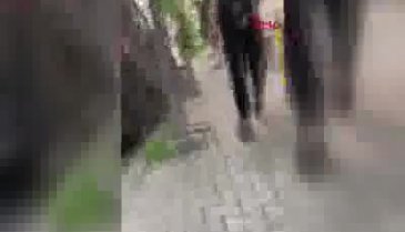 Tacizcisini böyle kameraya aldı!