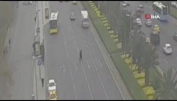 Feci kaza kameraya böyle yansıdı!