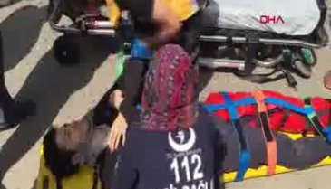 Bursa'da yaya geçidinde araç çarptı