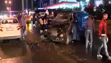 12 aracın karıştığı zincirleme kaza: 2 yaralı