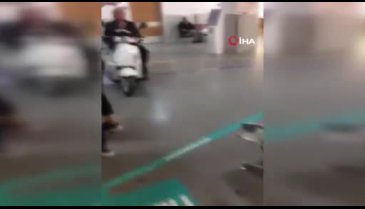 Motosikletiyle hastaneye muayene olmaya girdi