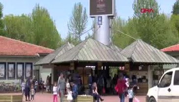 Bursa'da annelerinden ayrılmayan yavru lemurlar ilgi odağı