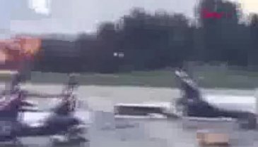Bir anda alev topuna döndü... Ölü ve yaralılar var