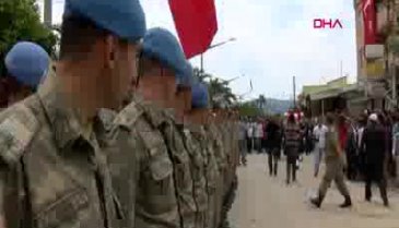 Şırnak şehidi Sözleşmeli Er, son yolculuğuna uğurlandı