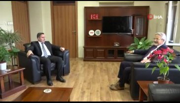 Bursa Nilüfer Belediye Başkanı Erdem'den Kaymakam Oral ve emniyet teşkilatına ziyaret