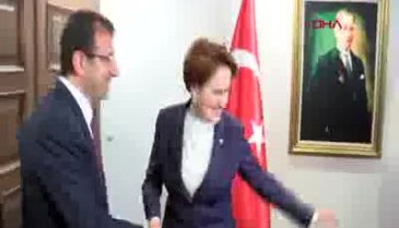 Ekrem İmamoğlu'ndan, Akşener'e ziyaret
