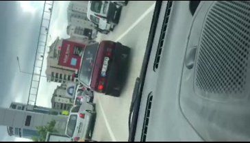 Bursa'da trafik magandası böyle görüntülendi!