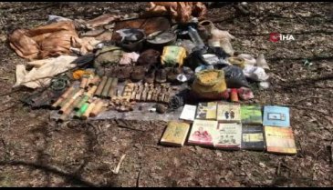 PKK'lı teröristlere ait 5 odalı sığınak imha edildi