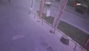 Ölümden kıl payı kurtuluş kamerada