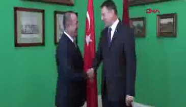 Bakan Çavuşoğlu Letonya'da
