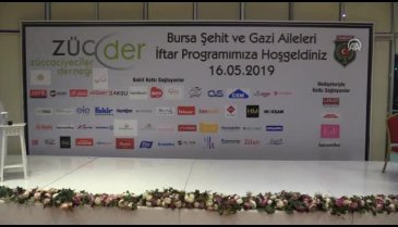 Bursa'da şehit ve gazi aileleri iftarda bir araya geldi