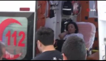 Tartıştığı hamile eşini otomobilden attı!