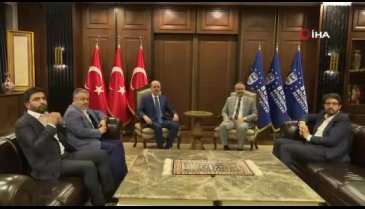 Numan Kurtulmuş'tan Bursa Büyükşehir Belediye Başkanı Aktaş'a ziyaret