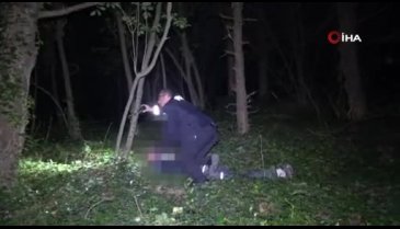 Bursa'da polise yakalanan define avcısı ölü taklidi yaparak kurtulmaya çalıştı