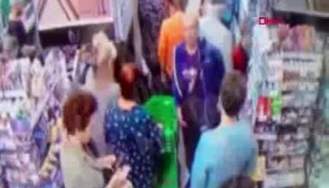 Gözü dönmüş cani markette çocuğun boynunu kırmaya çalıştı