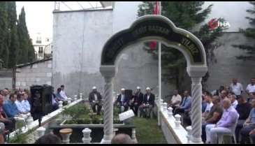 Bursa'da şehit başkan dualarla anıldı