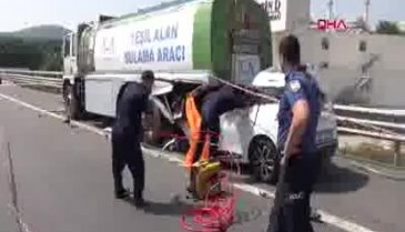 Kuzey Marmara Otoyolunda feci kaza can aldı!