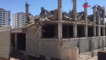 İnşaatta çökme meydana geldi: Yaralılar var