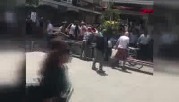Seyyar satıcılar zabıtalara saldırdı