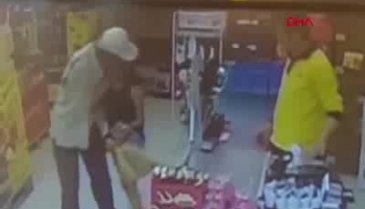 Markette 9 yaşındaki kızı dudağından öpen adam gözaltında