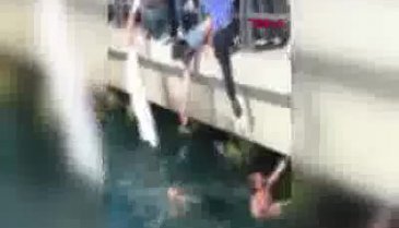 Denizde can pazarı! O anlar saniye saniye görüntülendi