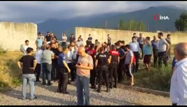 Bursa'da amatör küme maçı karıştı, hakemleri polis çıkardı