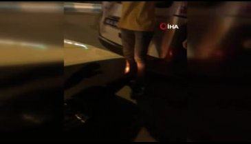 24 saat geçmeden yine ceza kesilince drift&nbsp;yaparak tepki gösterdi