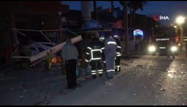 Mutfak tüpü bomba gibi patladı