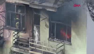 Zeytinlik alandaki yangın evlere sıçradı